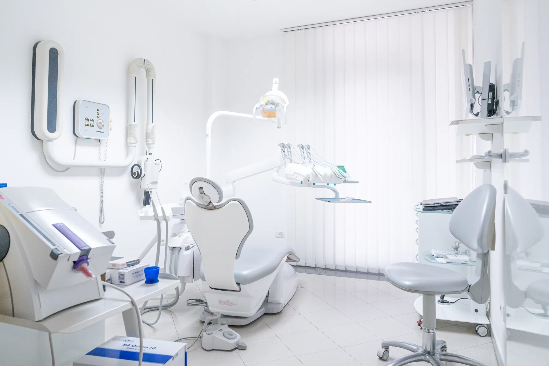 Una sala operativa della Sardinia Dental Clinic a Olbia